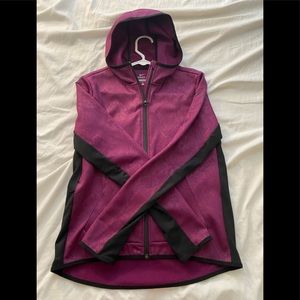 Purple and black Nike zip up sweater!